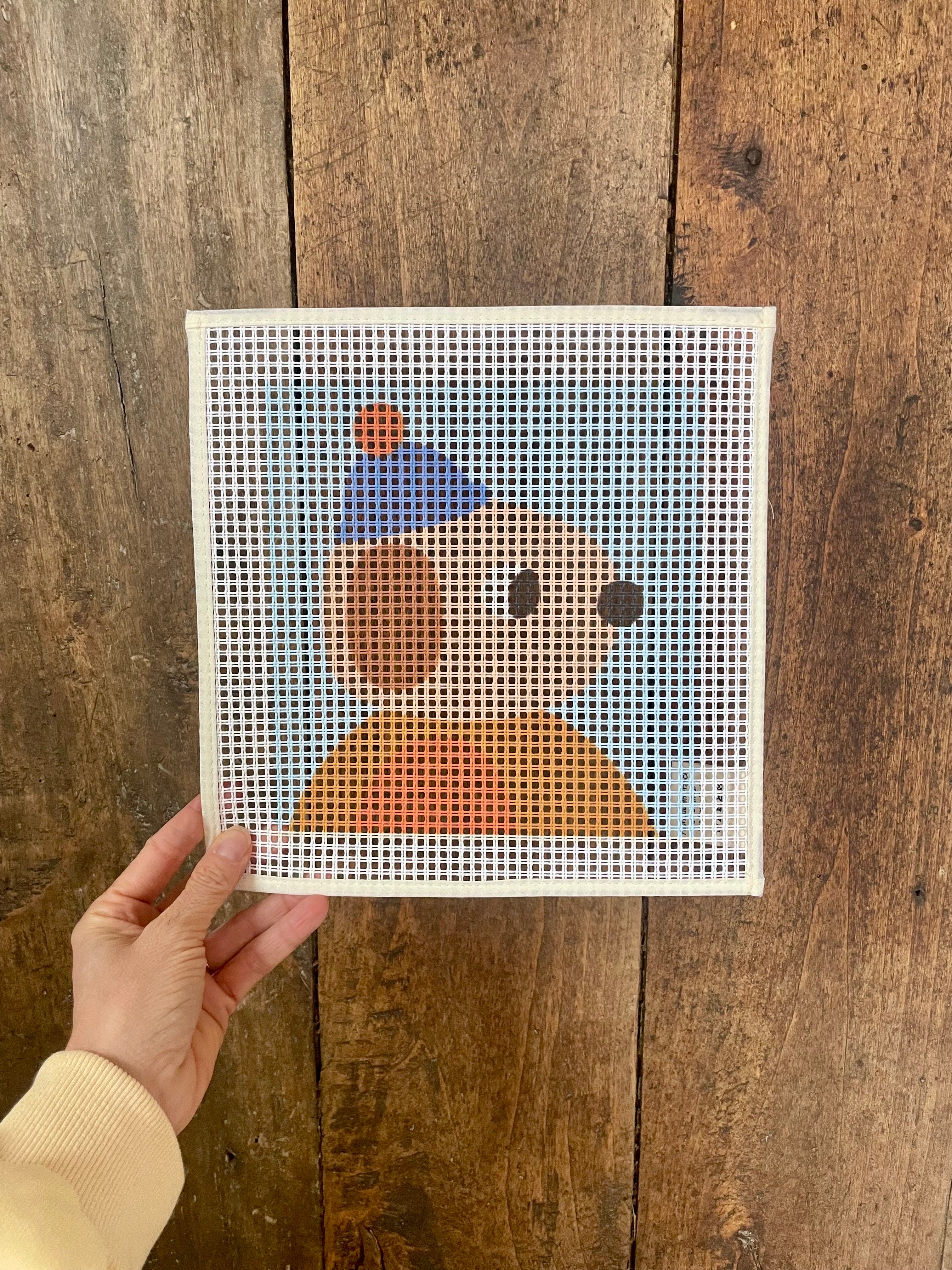 Kit canevas gros trous "80s dog"