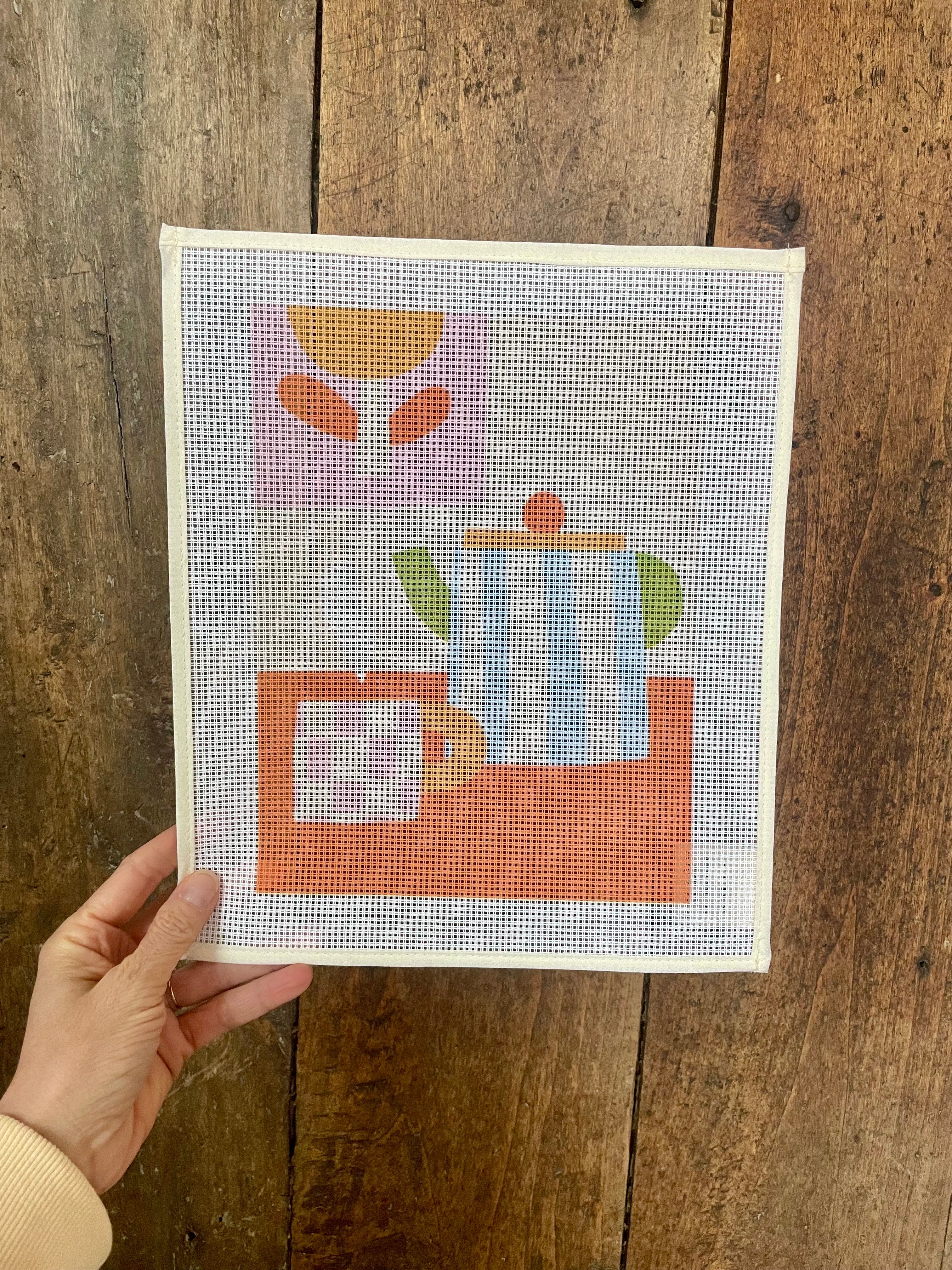 Kit canevas petits trous "Tea time"