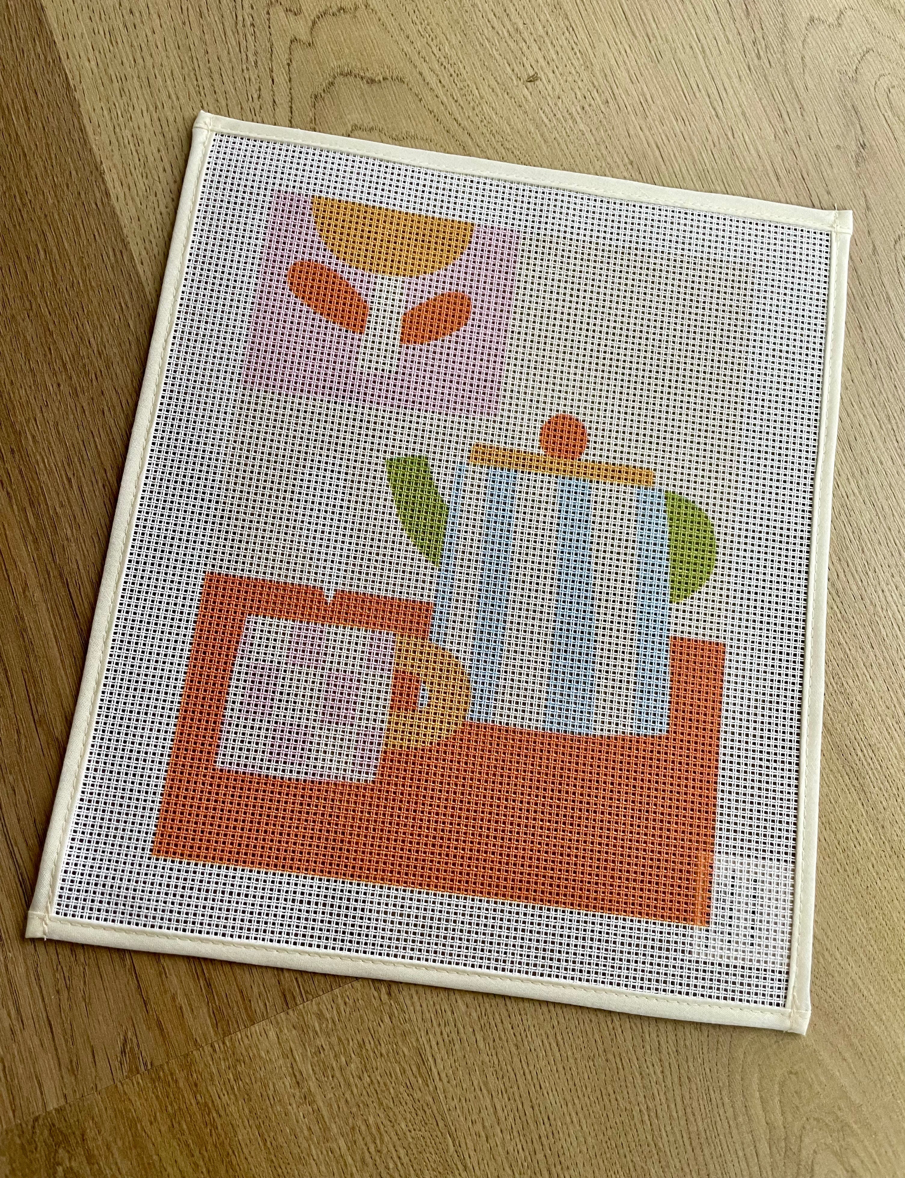 Kit canevas petits trous "Tea time"